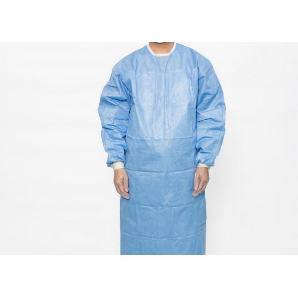 Quality Compressed SMMS Sterile Disposable Surgical Gown For Operation Room Alcohol Repellence for sale