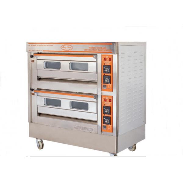 Quality QL-4A Two Deck Gas Oven / Commercial Electric Baking Ovens With Automatic for sale