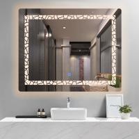 China 4mm Thick Anti Fog Bathroom Mirror Rectangle With No Magnification factory