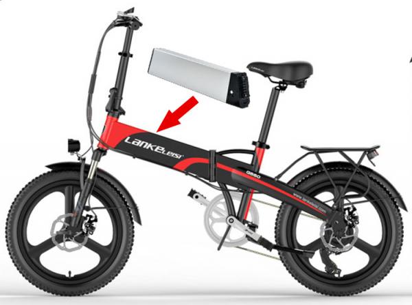 36V 48V10.4ah 12.8ah 14ah Rechargeable Silverfish E-Bike Battery Folding Electric Bike Ebike Lithium Batteries
