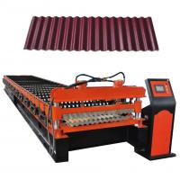 China 8-20m/Min Color Steel Corrugated Roll Forming Machine Roofing Iron Sheet Making Machine factory