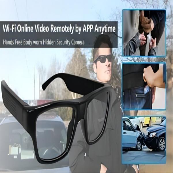 Quality Security Spy Actions WiFi Live Streaming Glasses Real-Time Monitoring APP for sale
