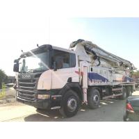 Quality 50m Boom Used Concrete Machine , Remanufactured Truck Intelligent Control for sale