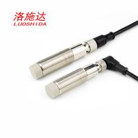 Quality M18 DC Cylindrical Long Distance Inductive Proximity Sensor Switch With M12 4 Pin Plug Connector for sale