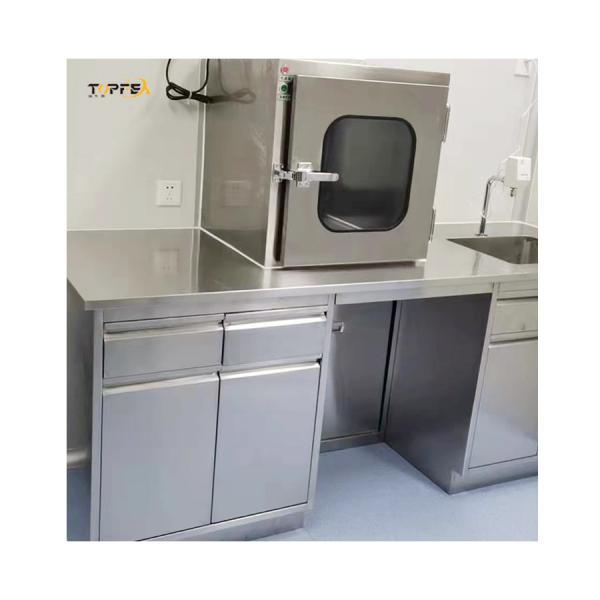 Quality Solid Stainless Steel Lab Bench Silver Chemical Resistant Laboratory Tables for sale
