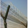 China Razor Welded Wire Mesh Fence Panels In 6 Gauge Airport Security Perimeter factory