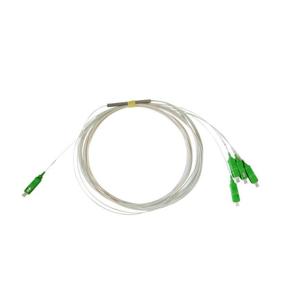 Quality 0.9mm Fiber Optic Accessories 1x4 Fiber Splitter LC SC APC UPC Connector for sale