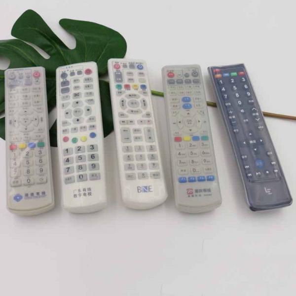 Quality High Quality Various Size Transparent Silicone Protective Sleeve Cover Case For TV / Air Conditioner Remote Control for sale