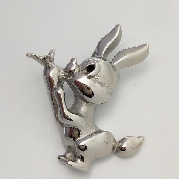 Quality To figure custom stainless steel plated rabbit and fiberglass abstract rabbit for sale