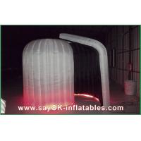 China Photo Booth Led Lights Oxford Cloth Inflatable Photo Booth White Wedding Mobile Photo Booth factory