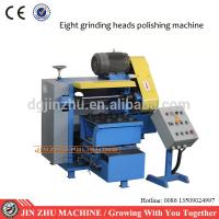 China Industrial Eight Heads Metal Polishing Machine For Die Cast Door Fitting factory