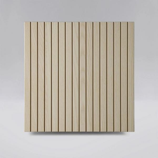 Quality Customized Fireproof Natural Walnut Acoustic Slat Wood Wall Panel for sale