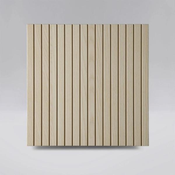 Quality Customized Fireproof Natural Walnut Acoustic Slat Wood Wall Panel for sale