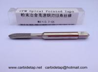 China CPM Tap M4x0.7 spiral pointed, Machine tap Hand tap, Powder HSS, PM-HSS-E factory