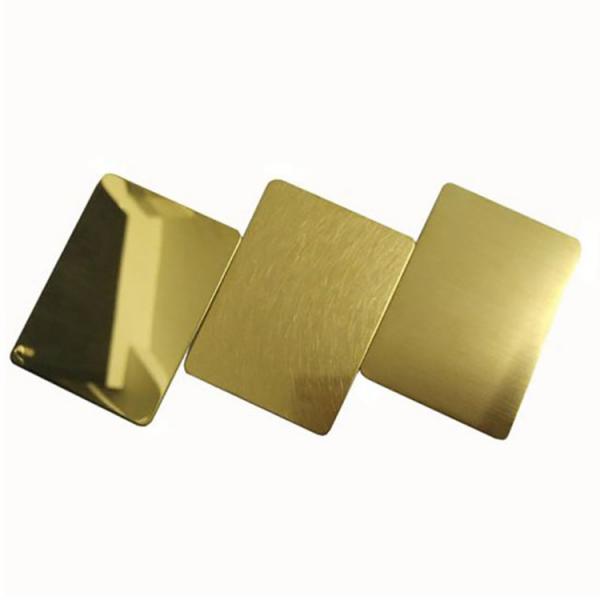 Quality 4 Inch Decorative Stainless Steel Panels PVD Coating Mirror Finish Sheet for sale