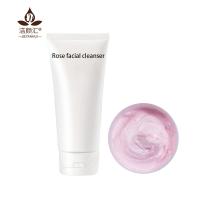 China ODM 100g Foaming Facial Cleanser Rose Vegan Face Wash For Acne factory