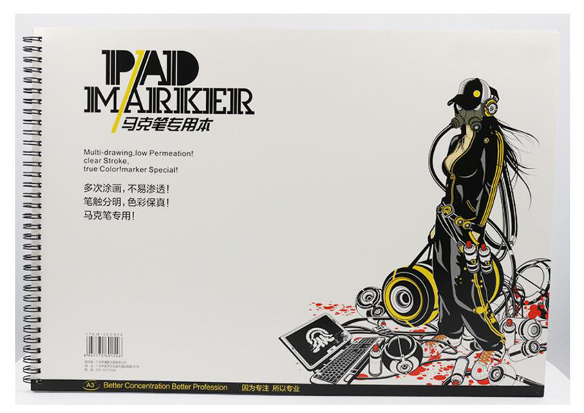 Buy cheap Artist Painting Pad , The Marker Pad , A3 / A4 / A5 , Low Permeation Marker Pad from wholesalers