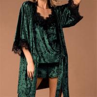 China 2021 Fashionable Short Tank Top Sexy Lace Bathrobe For Women Home Wear for sale