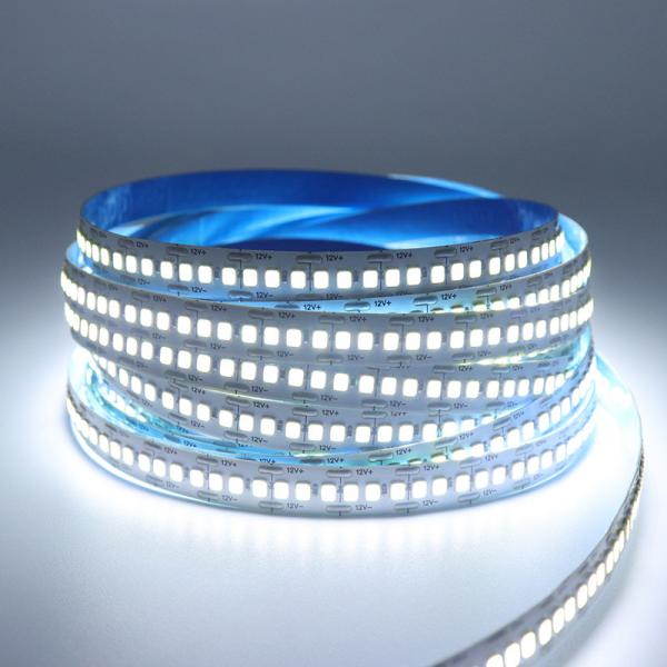 Quality 10mm 240leds Self Adhesive LED Strip 22W/M Warm White Cool White Led Strip for sale