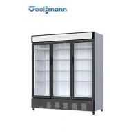 Quality Vertical Glass Door Freezer 220V / 50Hz Transparent Fridge 2 . 02m Height for sale