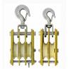 China Aluminum Steel Wire Pulling Pulley Insulated Hoisting Tackle With Nylon Sheave factory