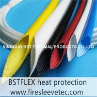 China Fiberglass braided silicone rubber insulation tube and sleeve factory