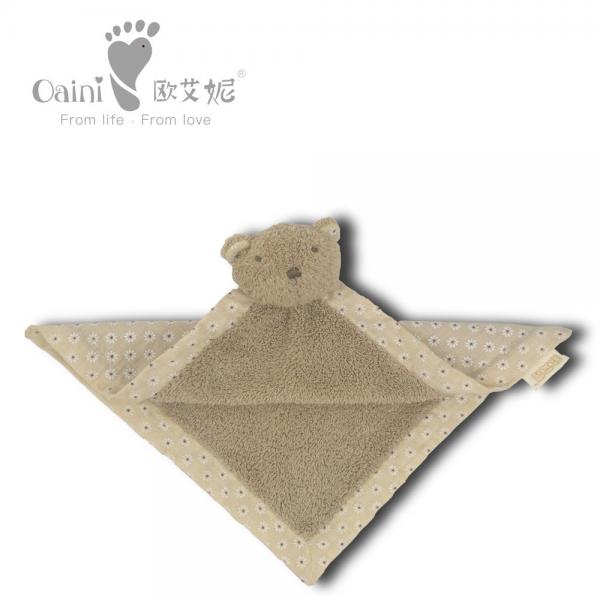 Quality OEM ODM Soothing Animal Towel Soothing Comfort Bear 27 X 27cm for sale