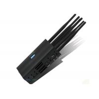 Quality 6 Antennas Portable Mobile Phone Signal Jammer Lithium Battery With AC Adapter for sale