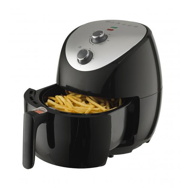 Quality Black Family Size Air Fryer , 3.5 Liter Air Fryer Multifunction OEM Acceptable for sale