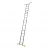 China Robust Strength  Aluminum Telescopic Ladder 4x5  Collapsible Extension Ladder factory