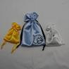 China 8 * 10cm Shoe Blue / Yellow Clutch Bag , Wedding Jewelry Satin Cosmetic Bag factory