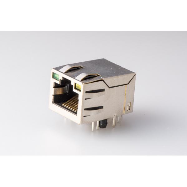 Quality 10 / 100 / 1000 Base - T  RJ45 Jack Integrated Magnetic Connector Modules for sale