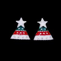China Pure 925 Silver Earrings Baby Jewelry Plated RH Christmas Hat Design for sale