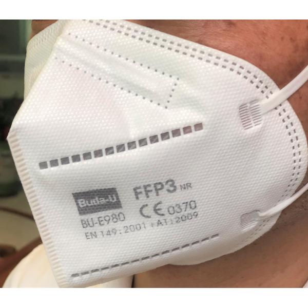 Quality No Valve FFP3 Folded Mask FFP3 Filtering Half Mask At EU Standard With Earloops for sale
