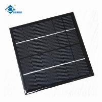China Outdoor Solar Charger ZW-116116 Custom Mini Epoxy Solar Panel 1.8W Solar Panel Photovoltaic 6V factory