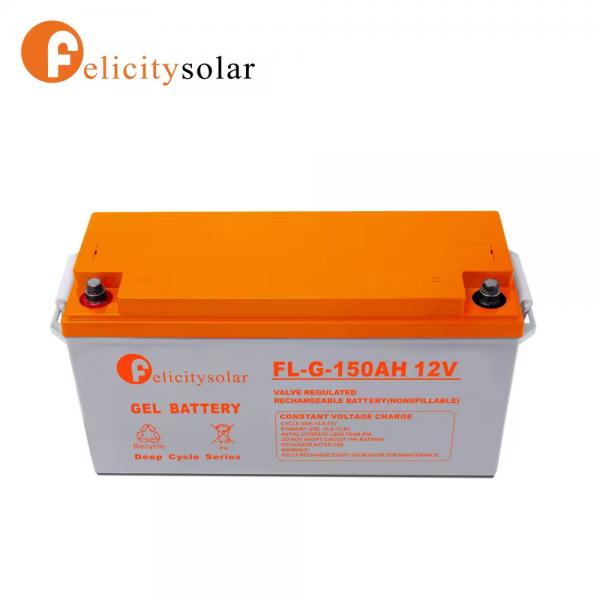 Quality Felicity Solar gel battery 12v 200ah solar battery batteries gel sealed lead for sale