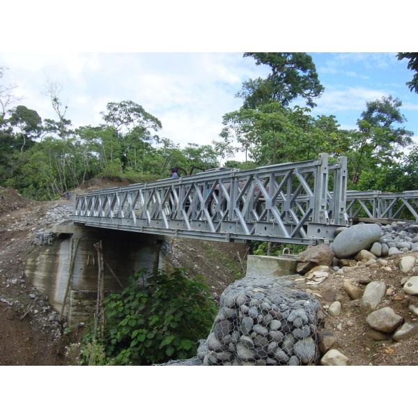 Quality Cable Stayed Steel Girder Bailey Bridge With High Performance for sale
