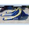 China 10m high adults giant inflatable triple water slide for water occasions entertainment factory