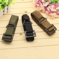 China 2015 fashion 48&quot; Canvas Military Tactical Belts Black Slider Buckle 3 Colors belts for men factory