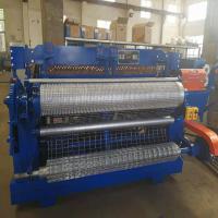 China 100rows/Min Chromised Electrodes Weld Mesh Machine , PLC Stainless Steel Automatic Welding Machine for sale