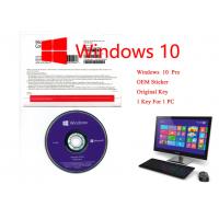 China OEM German Windows 10 Pro 64bit DVD Software Pro 100% Online Activation factory