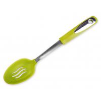 China Silicone cooking tools kitchen accessories Cookware Silicon slotted spoon SK-073 factory