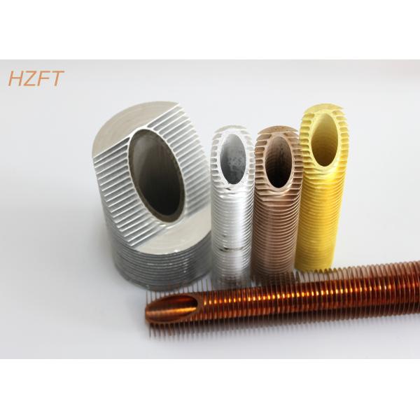 Quality Heat Exchanging Parts Extruded Spiral Finned Aluminum Tube / Fin Tube Exchanger for sale