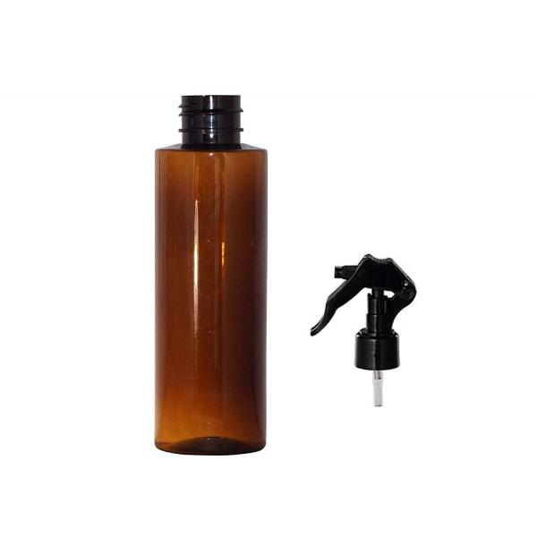 Quality Brown Plastic Cosmetic Spray Bottles With Mini Trigger BPA Free for sale