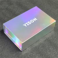 China Custom Color Printed Iridescent Holographic Box For Gift Packaging factory