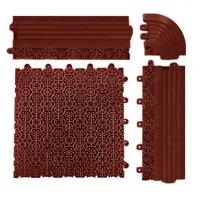 Quality 200x200MM 1.6CM UV Resistant Anti Slip PVC Floor Mat For Wet Area for sale