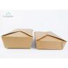 China Boat Shaped Kraft Paper Takeaway Boxes Handmade Appearance For French Fries factory