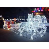 China christmas horse lighted carriage factory
