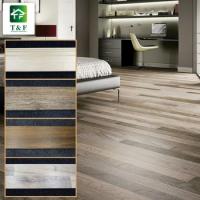 Quality 150 X 600 Wooden Floor Tiles For Bedroom 10mm Thickness Antibacterial for sale