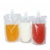 China Plastic Liquid Clear Spout Pouch For Beverage Milk Juice factory
